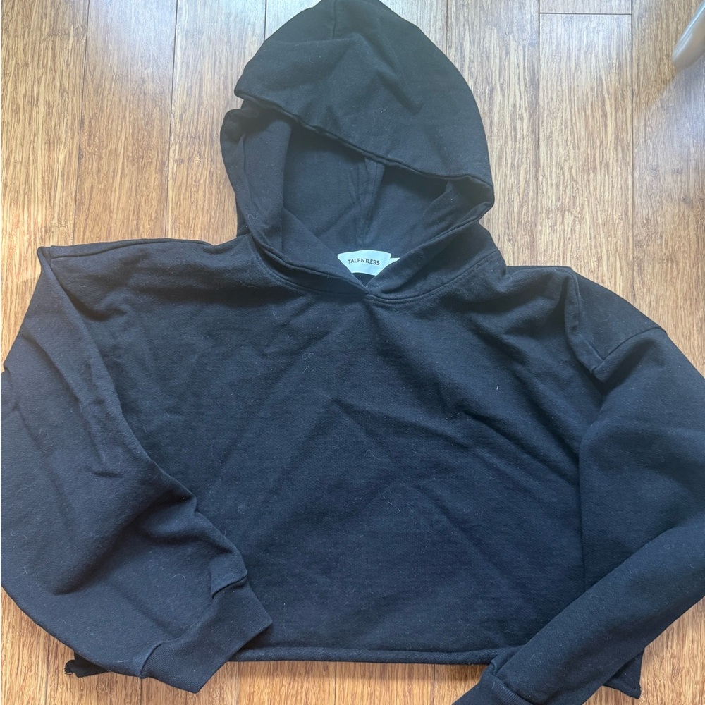 TALENTLESS Heather Gray Hoodie women’s XL